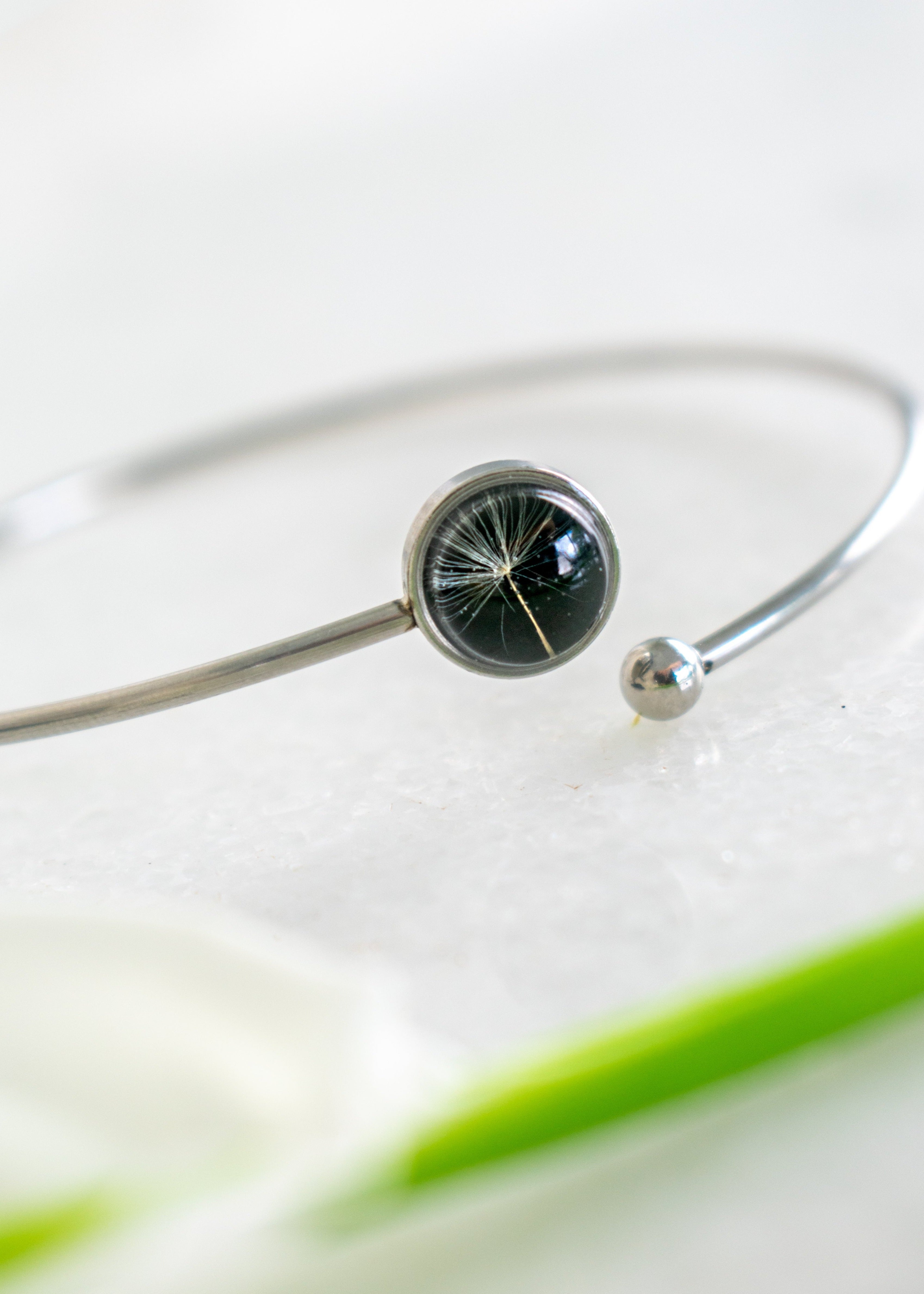 Bracelete Minimalista Dente-de-leão
