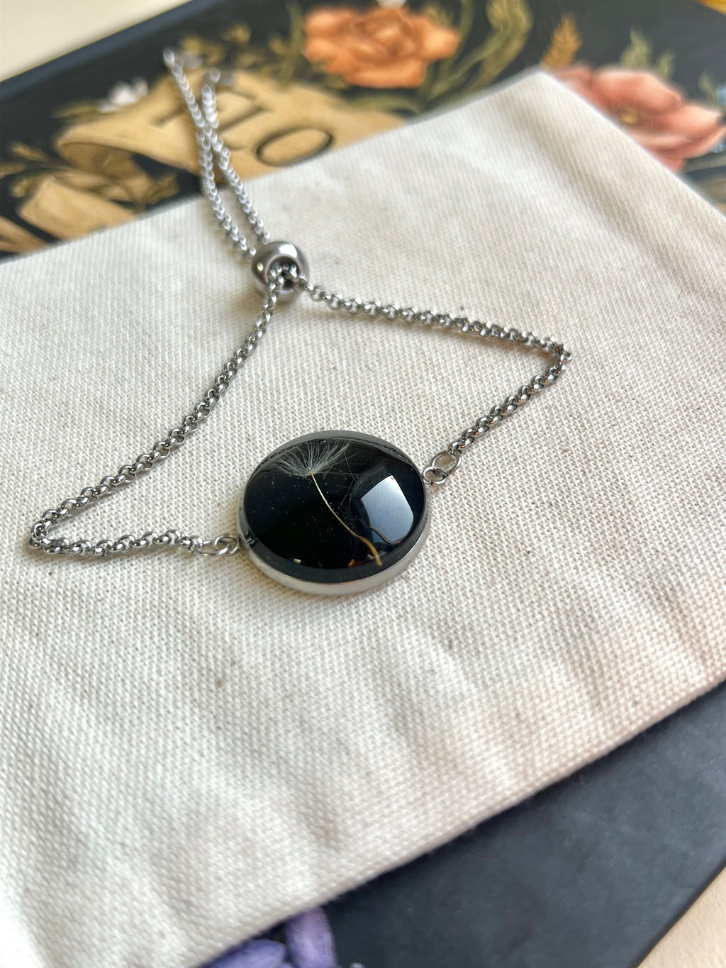 Pulseira Ajustável Dente-de-leão - BAZAR 428