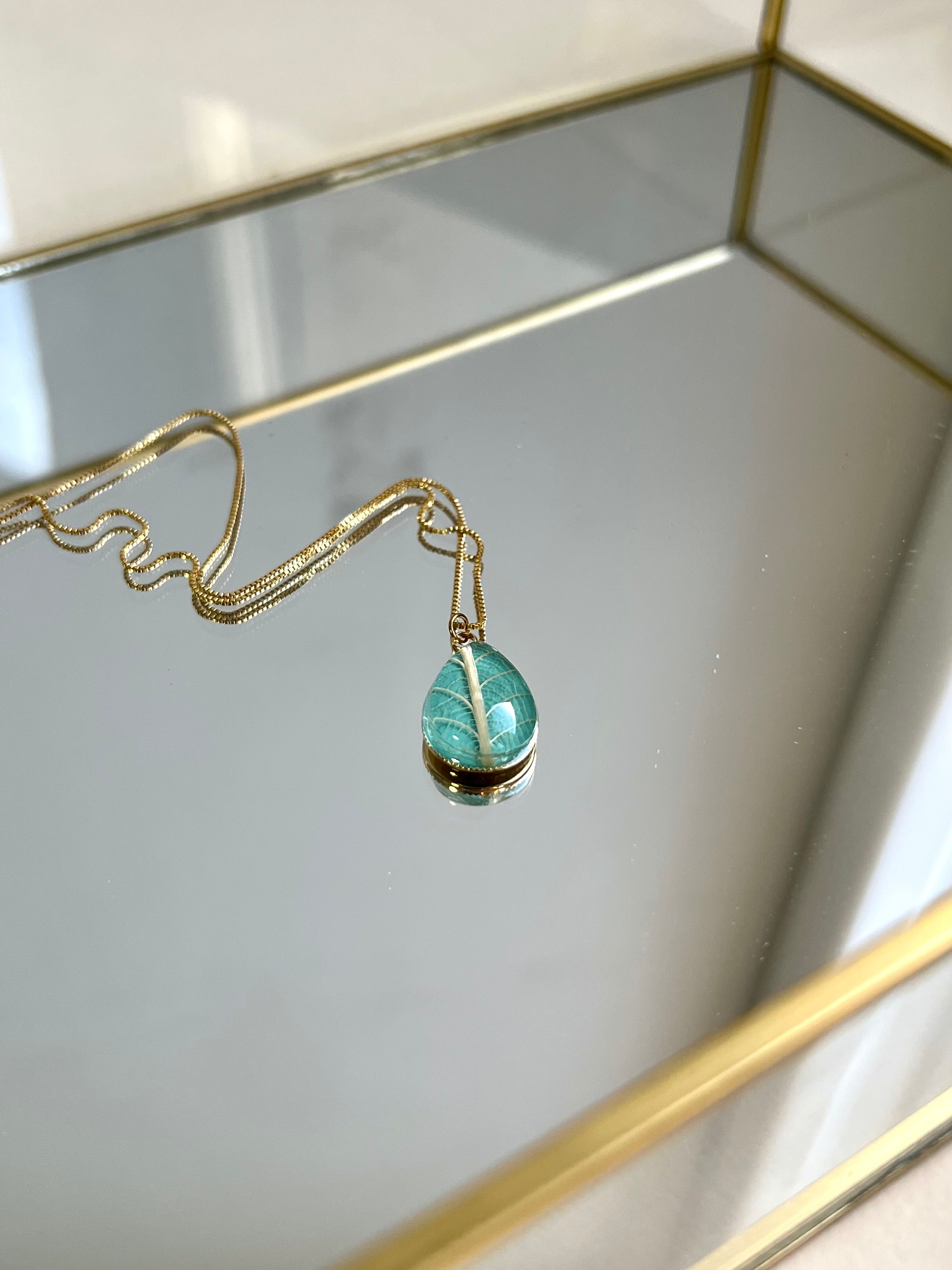 Colar Floresta Gota  - BAZAR 358