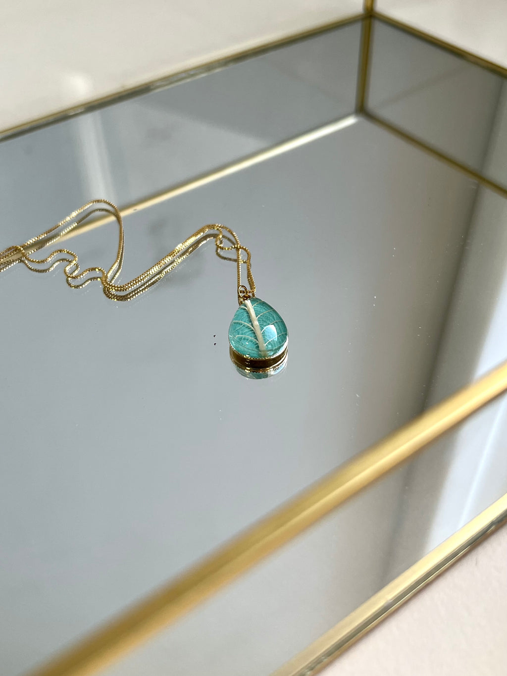 Colar Floresta Gota  - BAZAR 358
