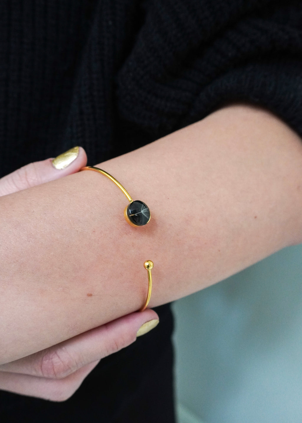Bracelete Minimalista Dente-de-leão