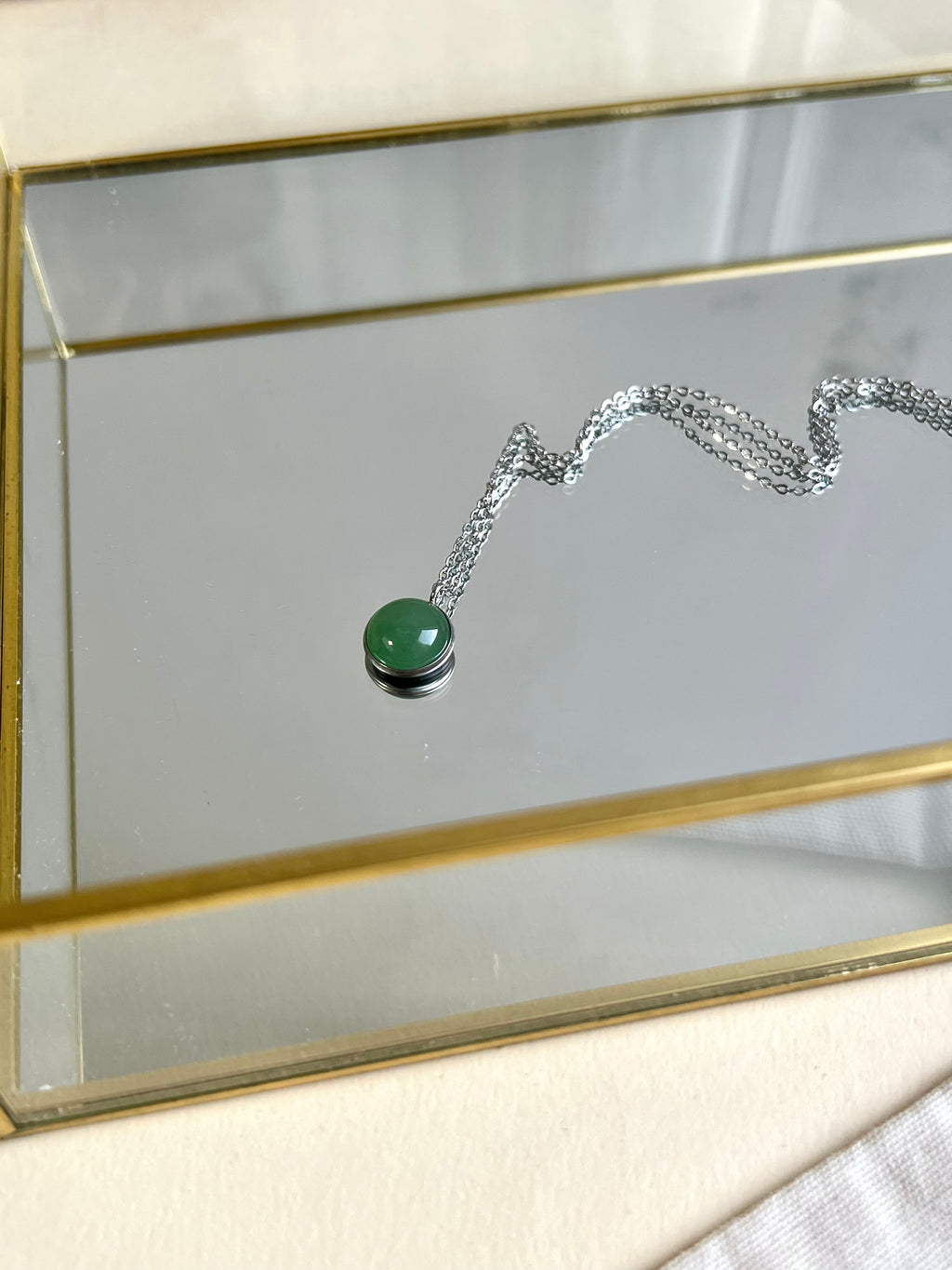 Colar Quartzo Verde - BAZAR 376