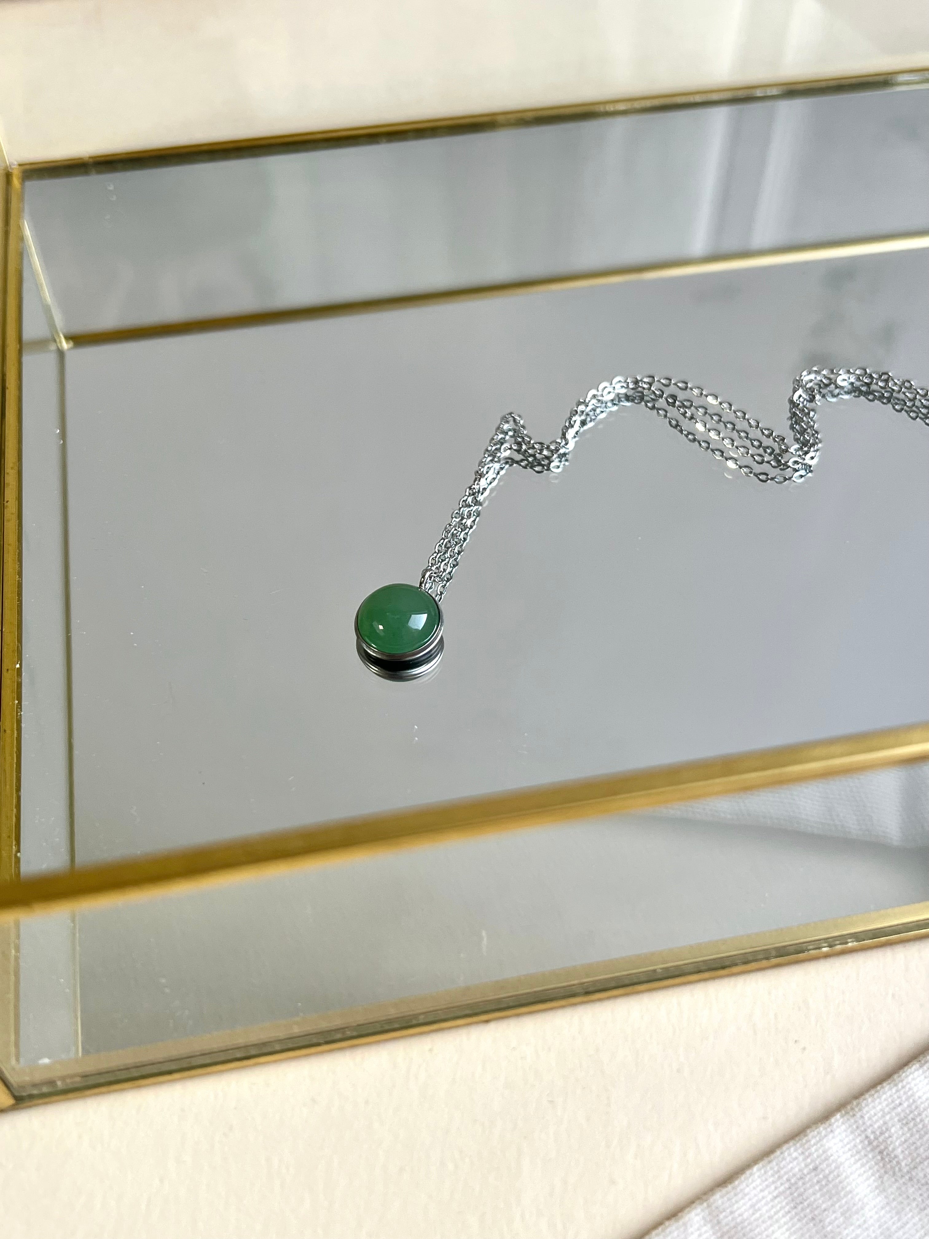 Colar Quartzo Verde - BAZAR 376
