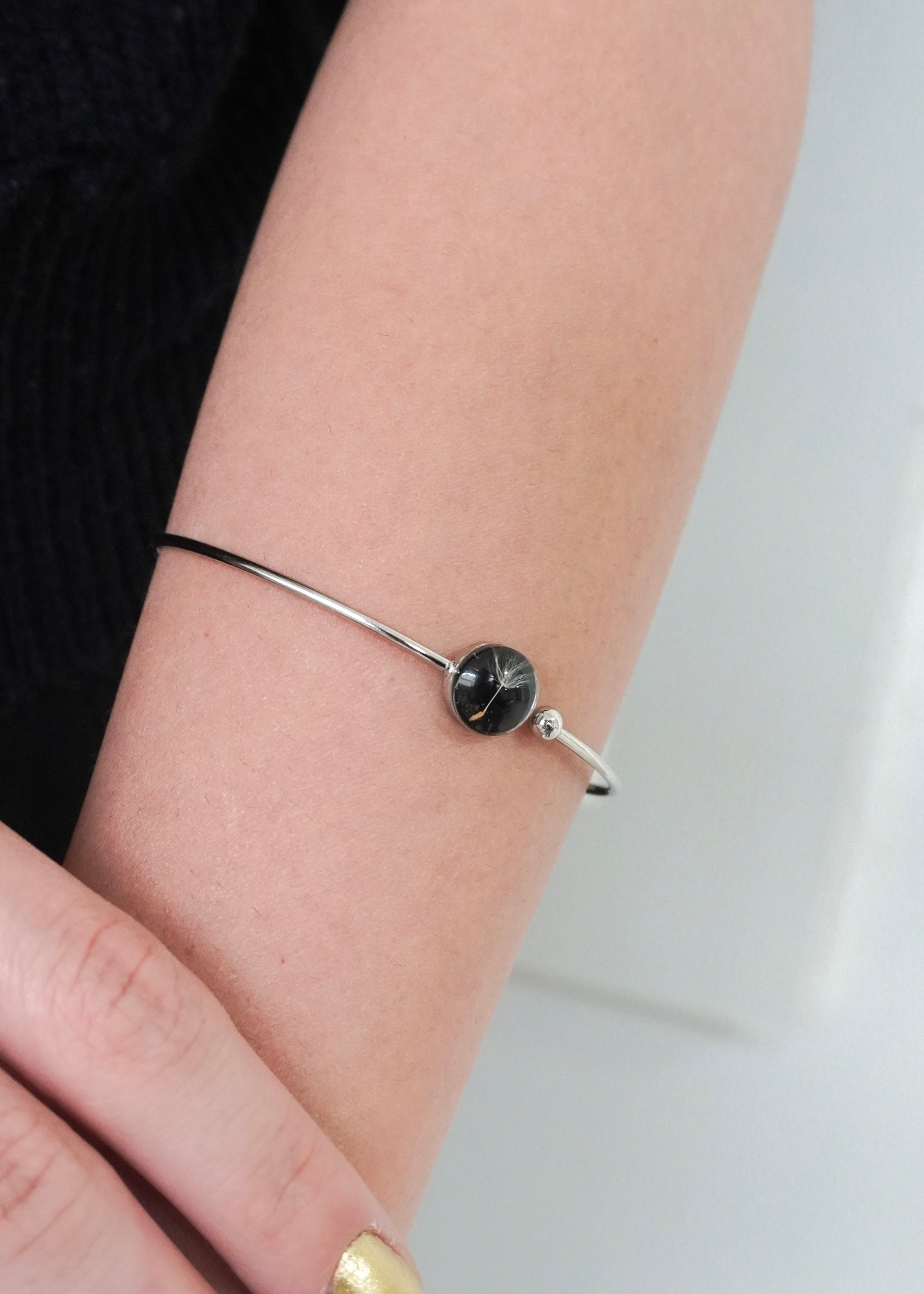 Bracelete Minimalista Dente-de-leão