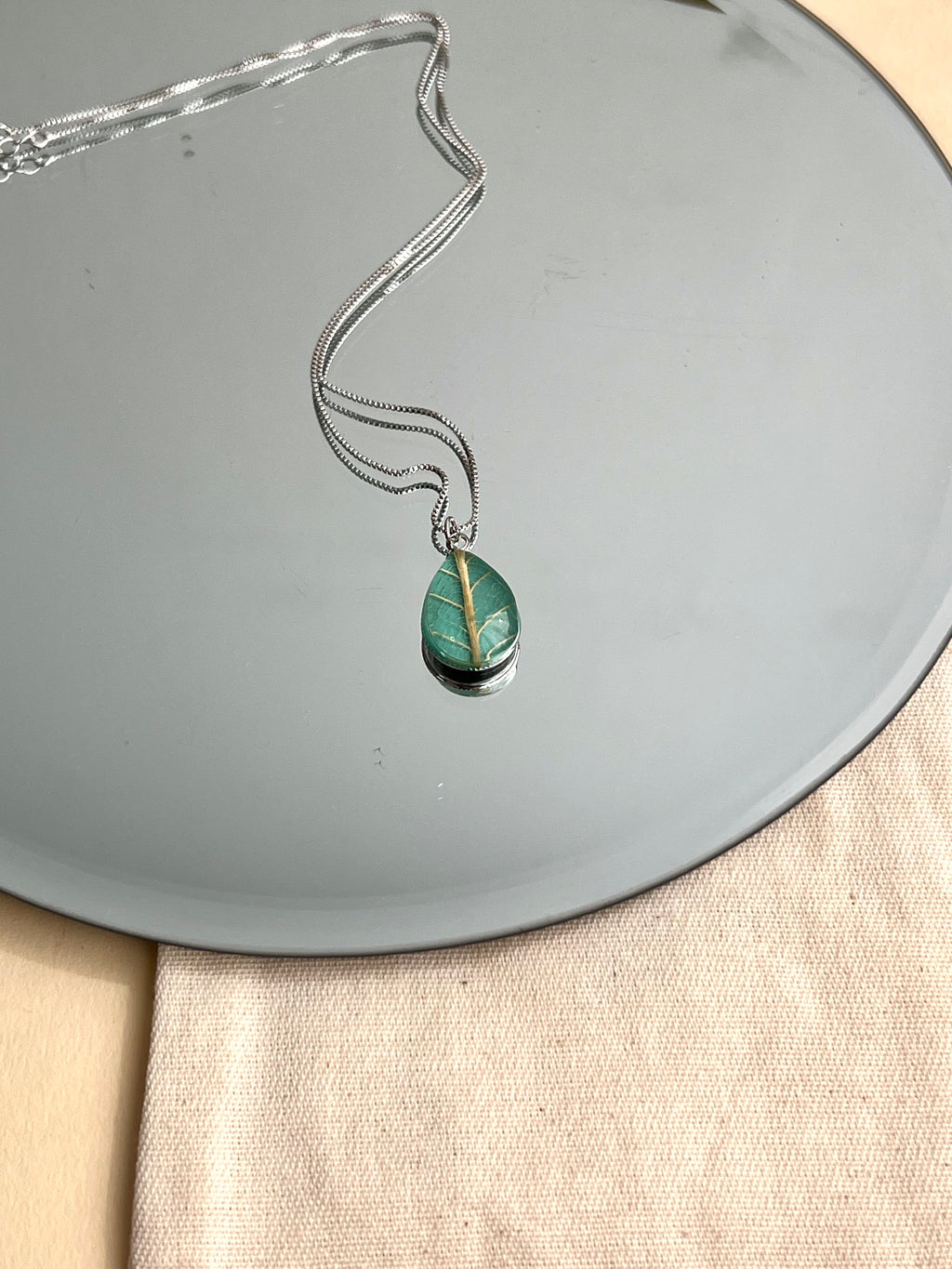 Colar Gota Floresta  - BAZAR 040