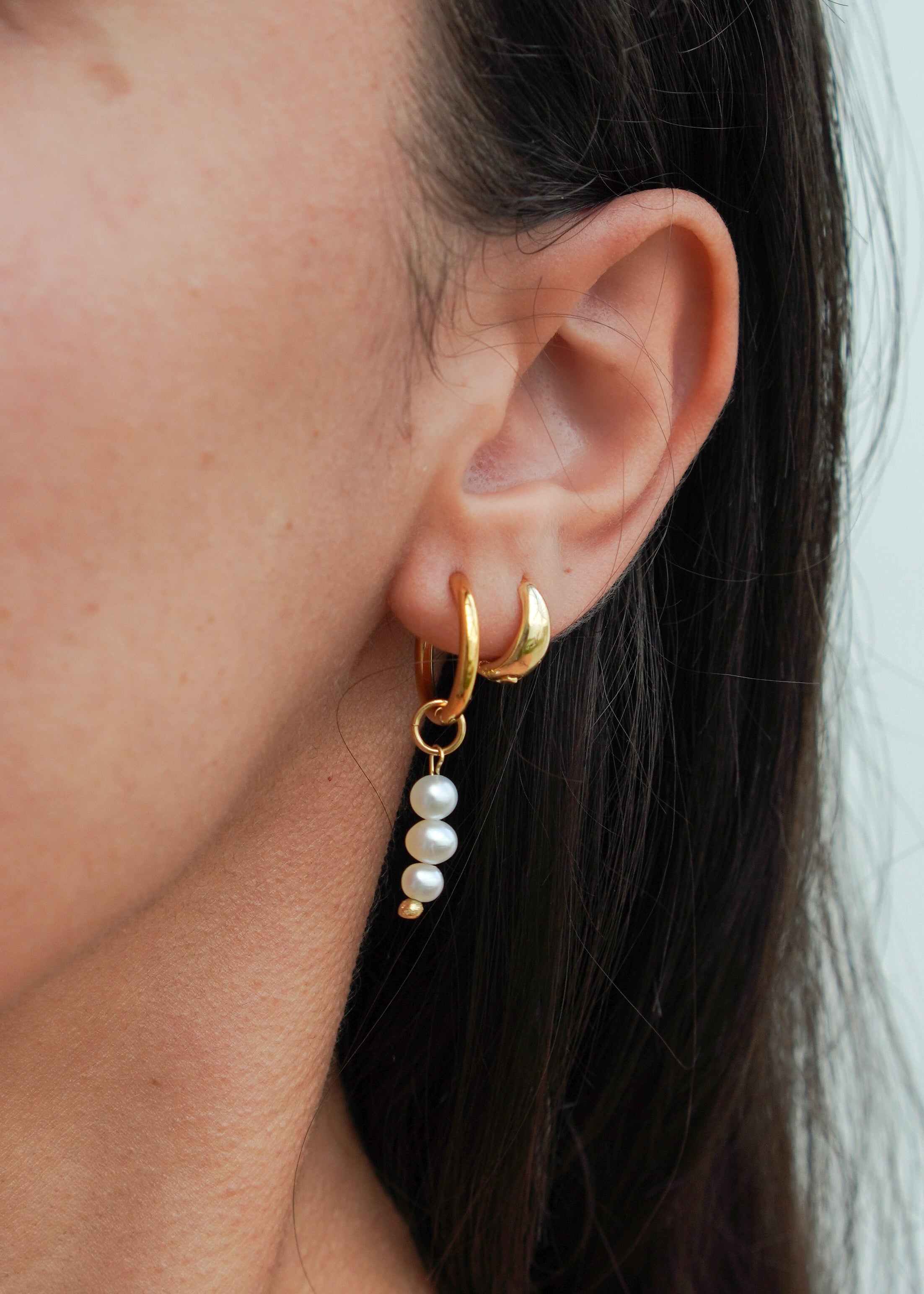 Pingente Trio Pérolas