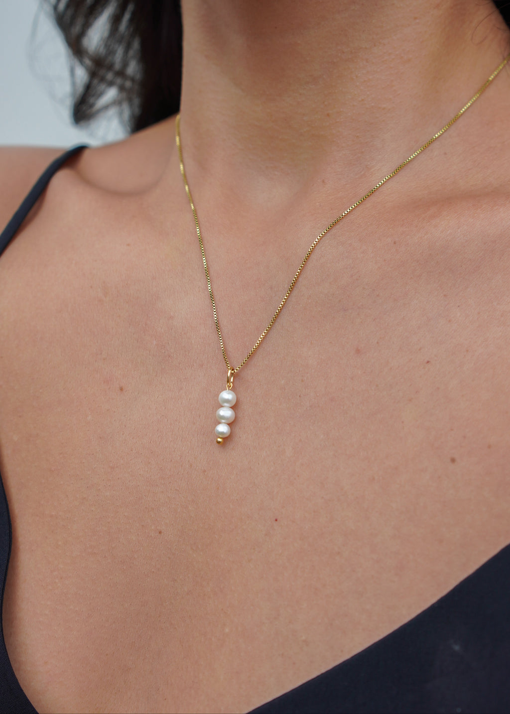 Pingente Trio Pérolas