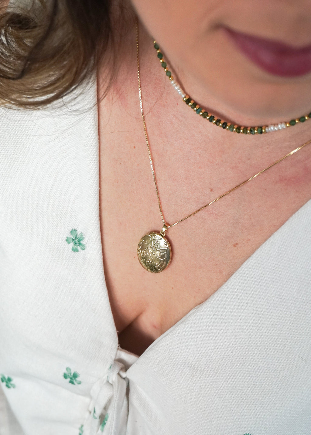 Relicário de Foto Oval