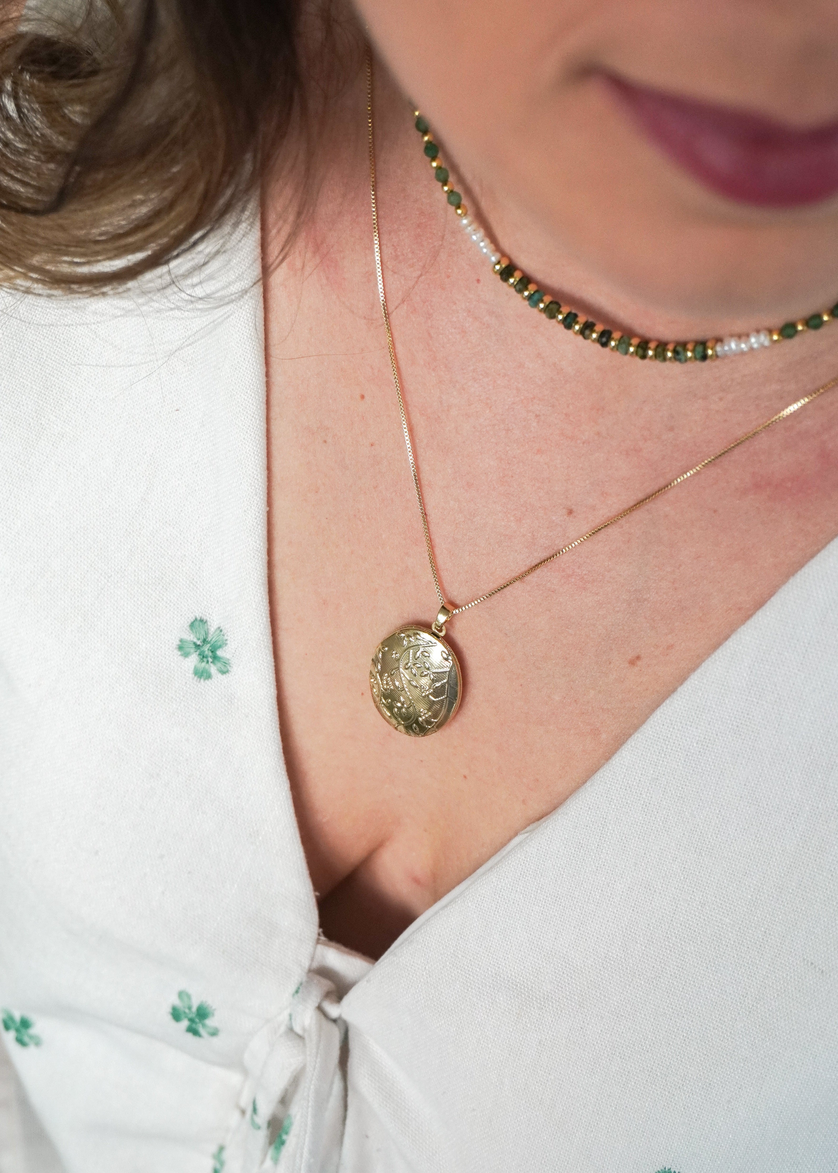 Relicário de Foto Oval