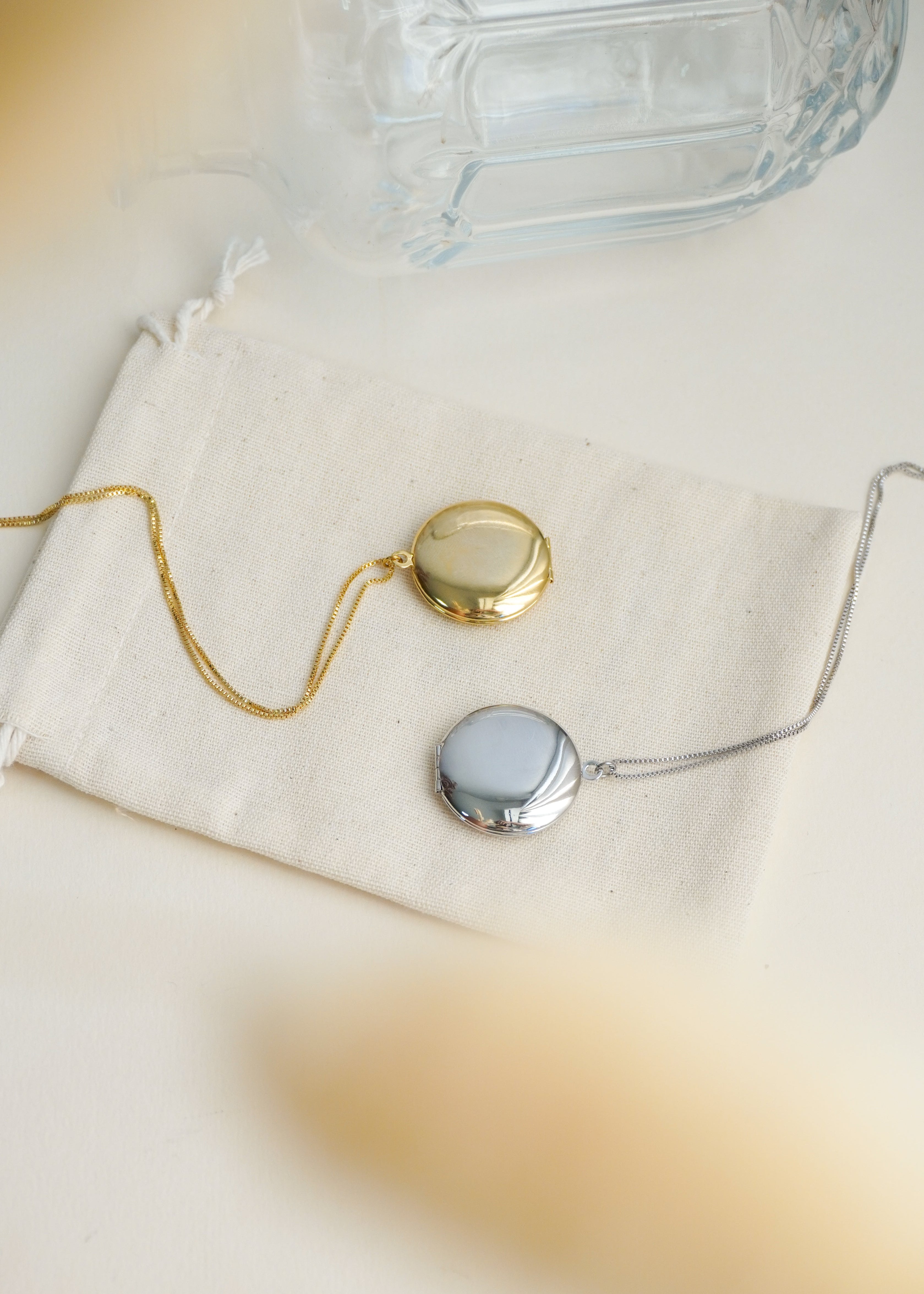 Relicário de Foto Redondo Liso