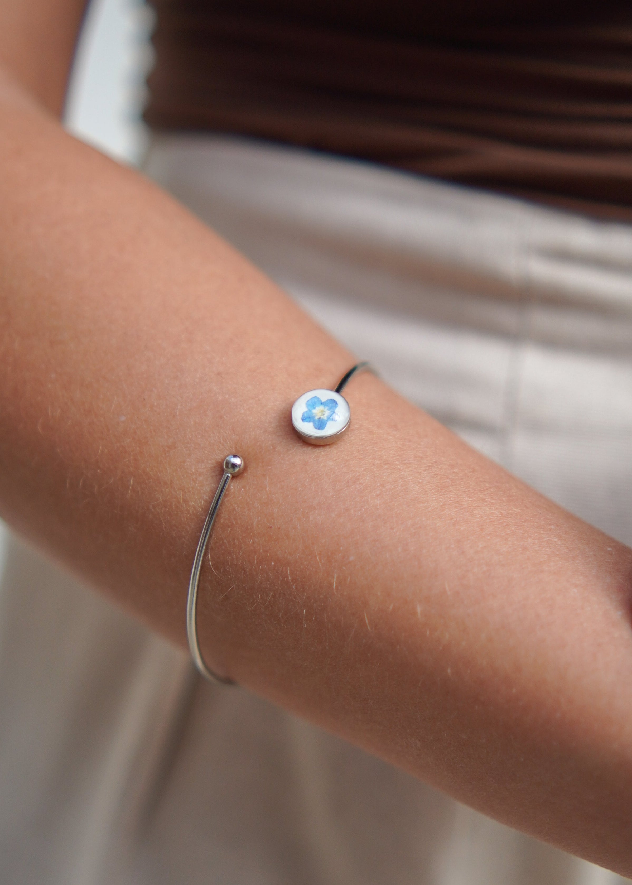 Bracelete Minimalista Não-me-esqueças