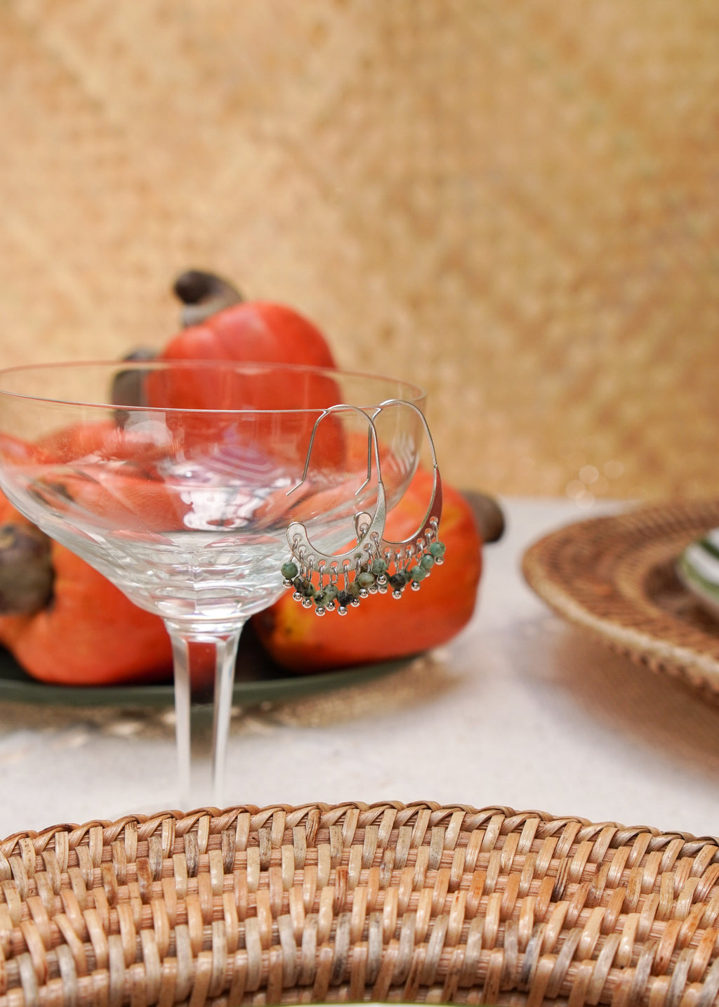 Brinco Bossa Turquesa