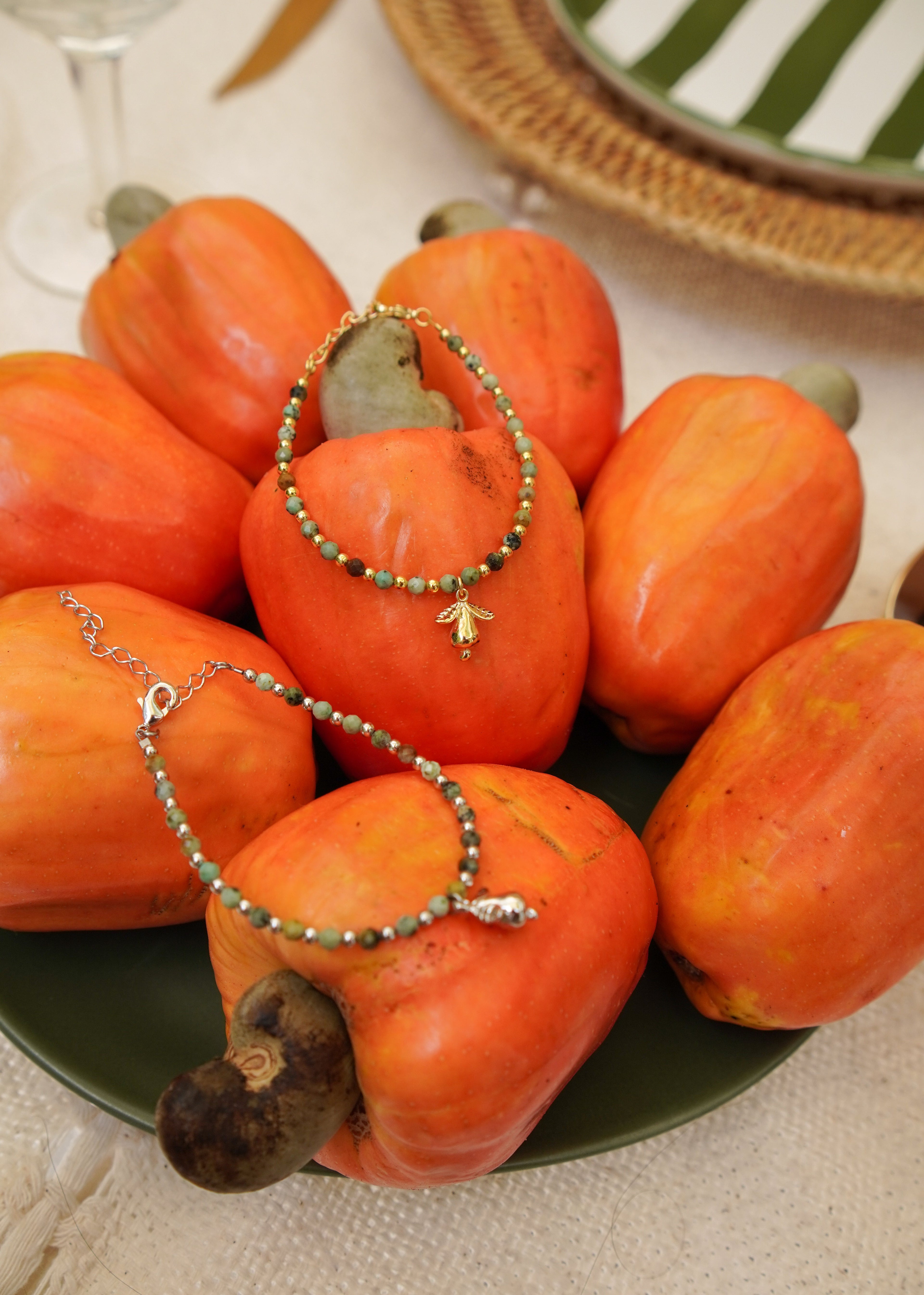 Pulseira Cajuzin Turquesa