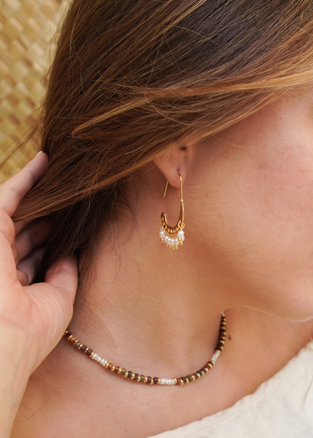 Brinco Bossa Pérola