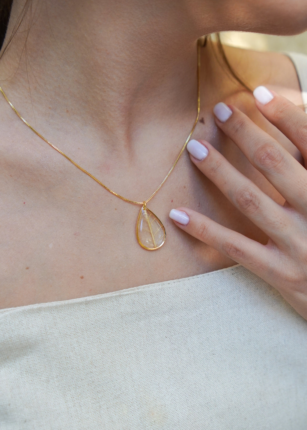 Colar Folha P, M e G