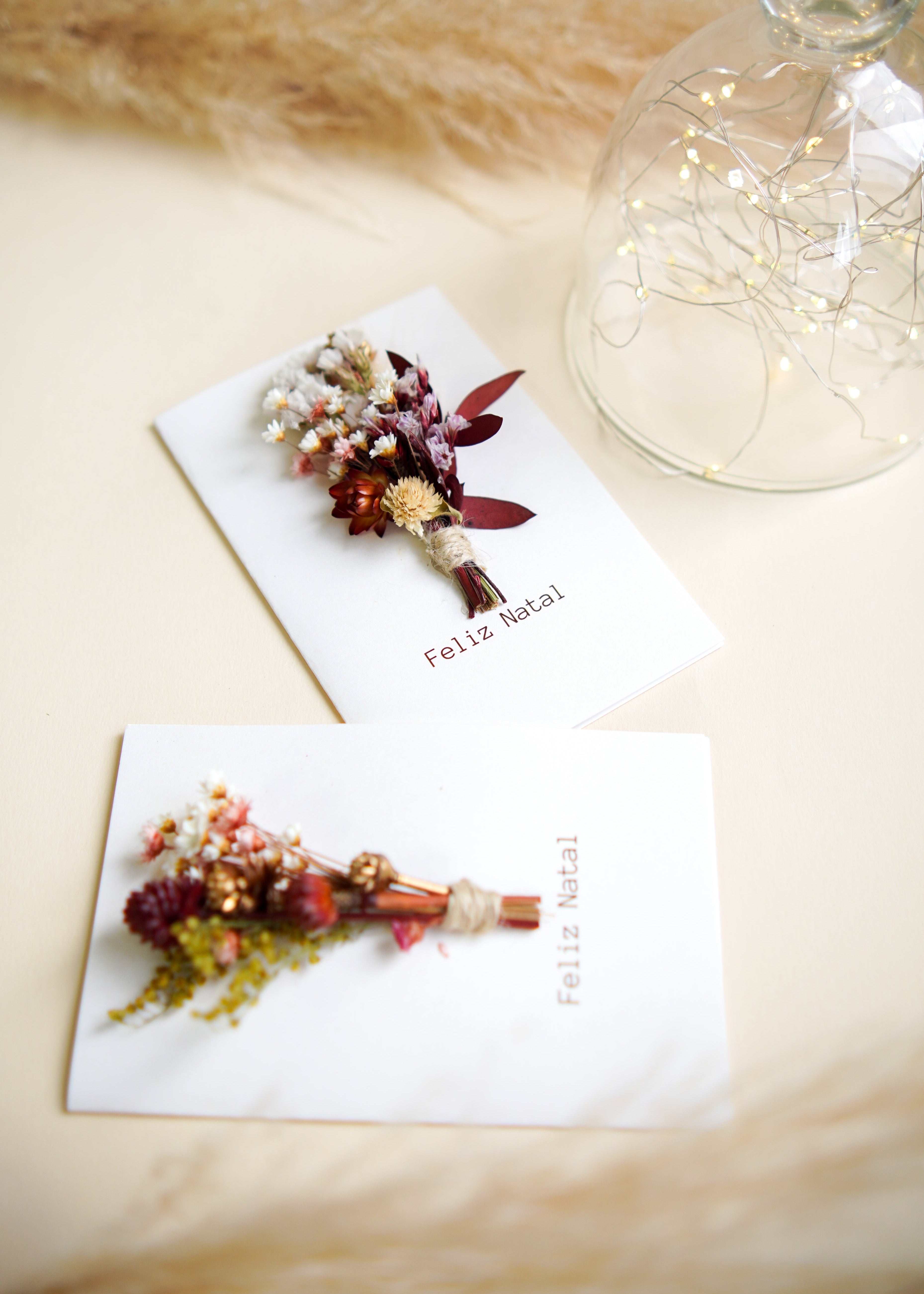 Cartão Floral Feliz Natal