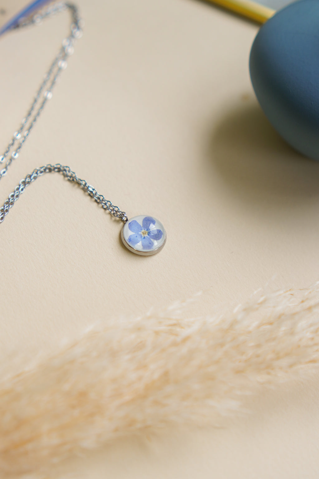 Choker Jardim Não-me-esqueças