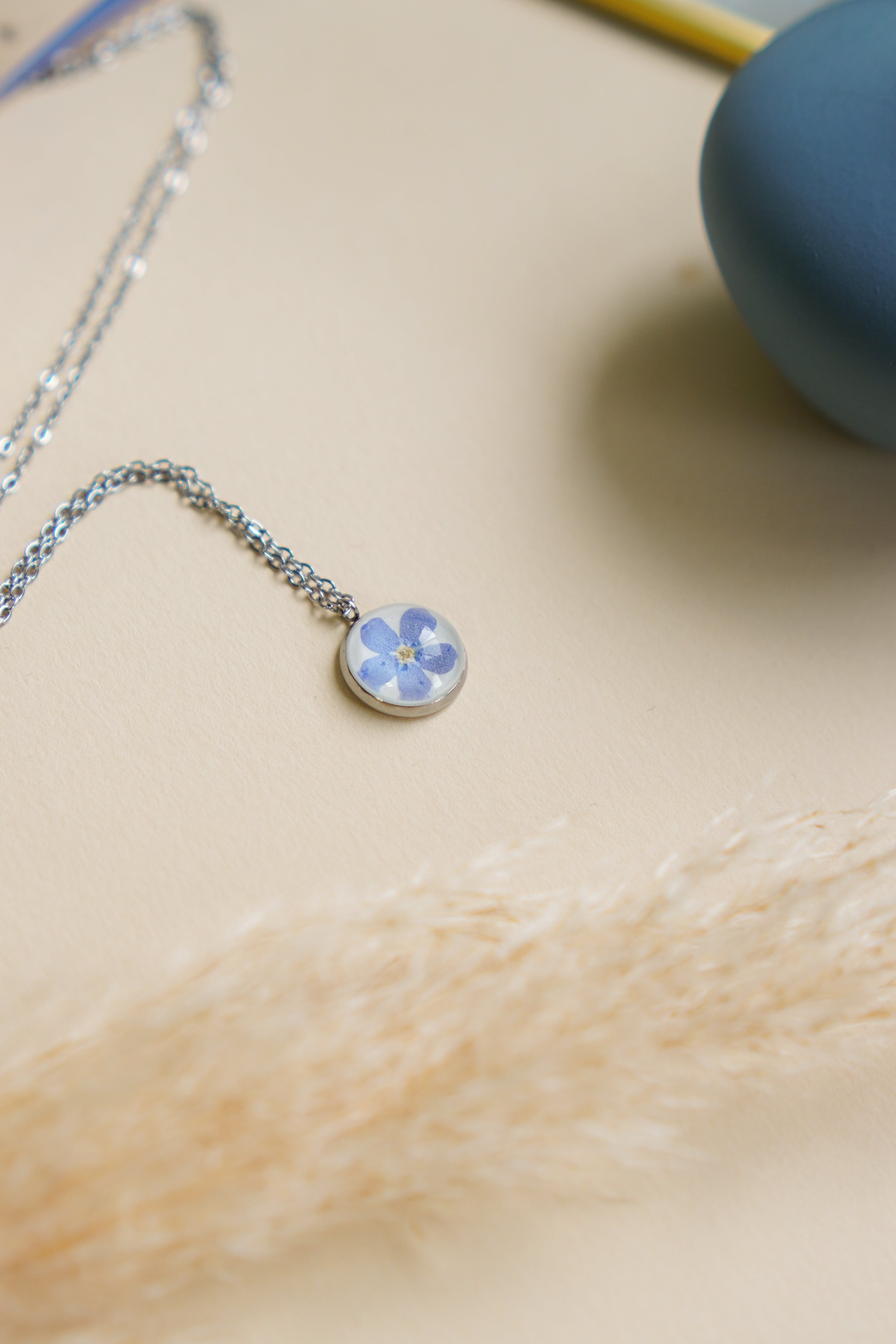 Choker Jardim Não-me-esqueças