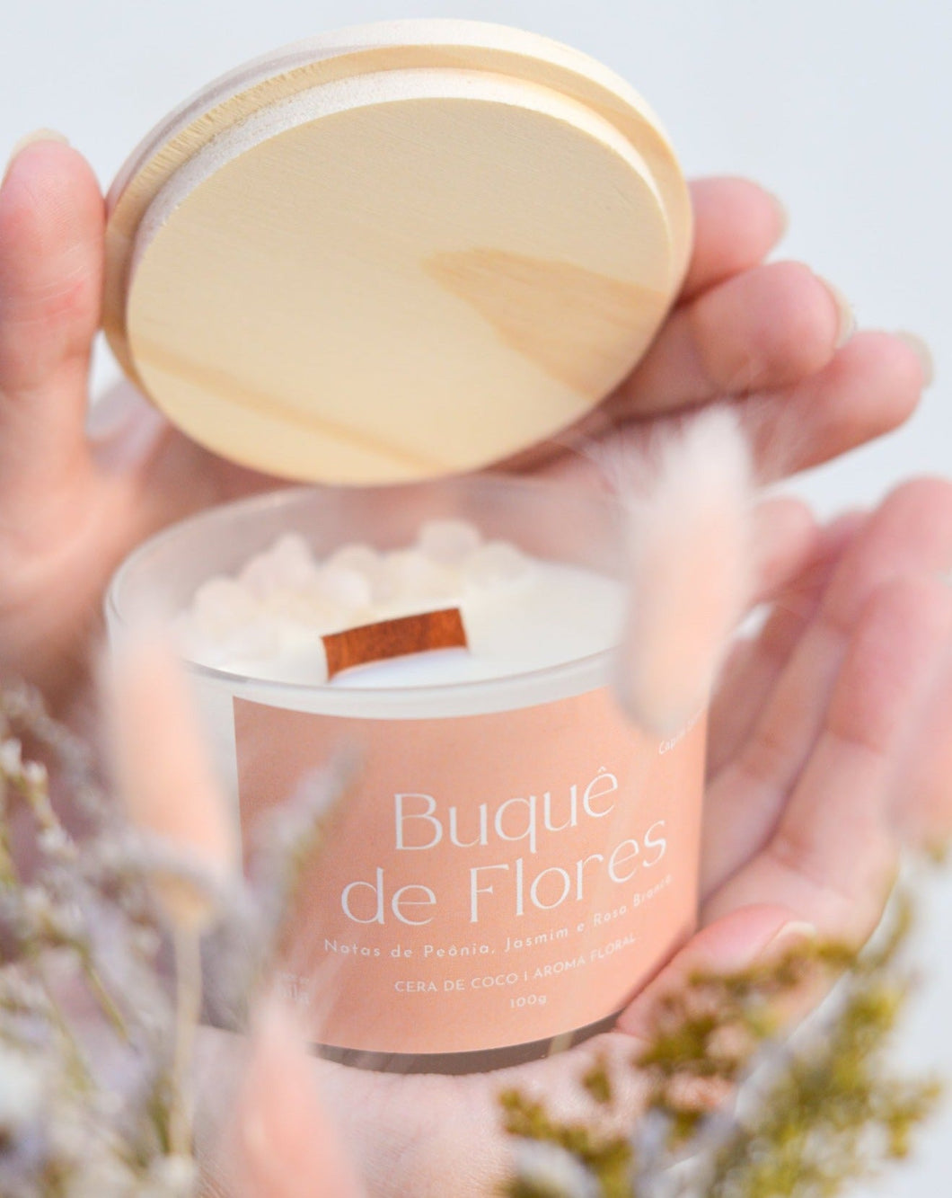 Vela Aromática Buquê de Flores