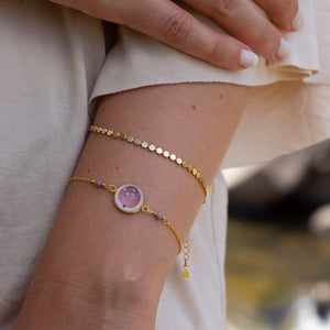 Pulseira Serena Hortênsia Roxa