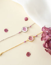 Carregar imagem no visualizador da galeria, Pulseira Serena Hortênsia Roxa
