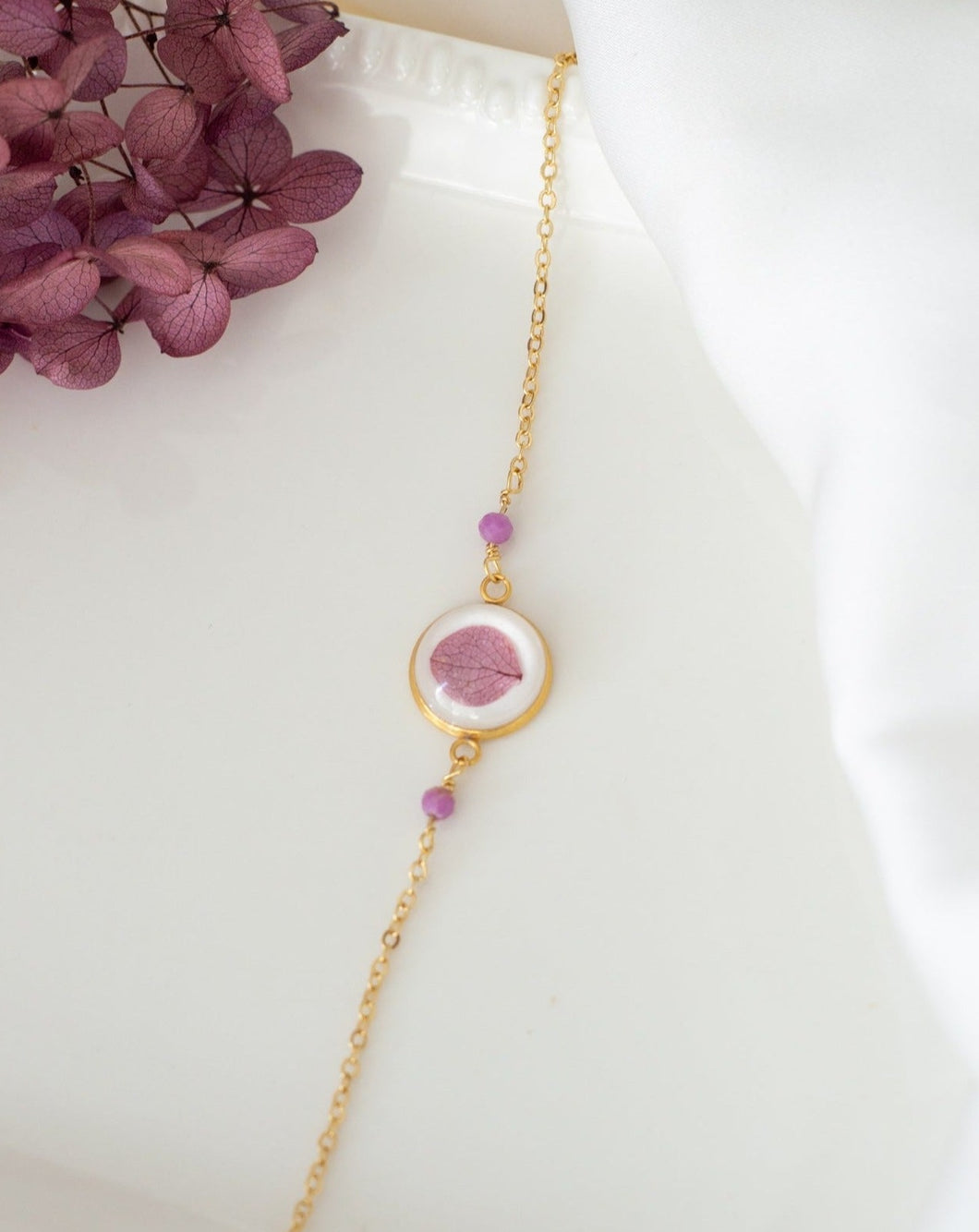 Pulseira Serena Hortênsia Roxa