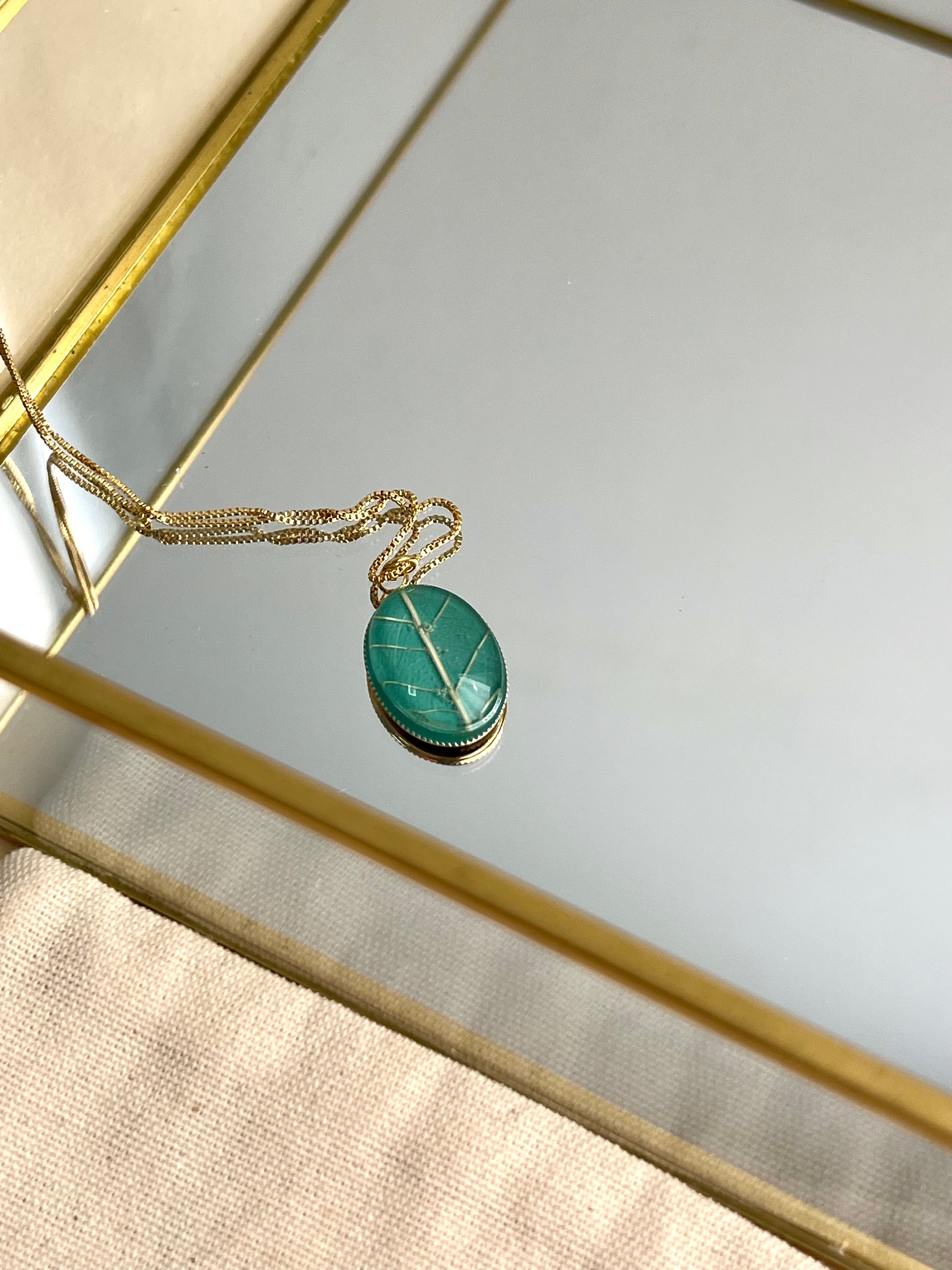 Colar Oval Floresta - BAZAR 028