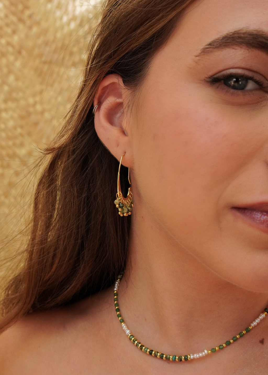 Brinco Bossa Turquesa