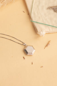 Relicário de Foto Hexagonal