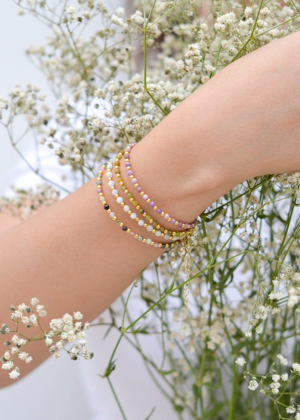 Pulseira Cristais Folheada