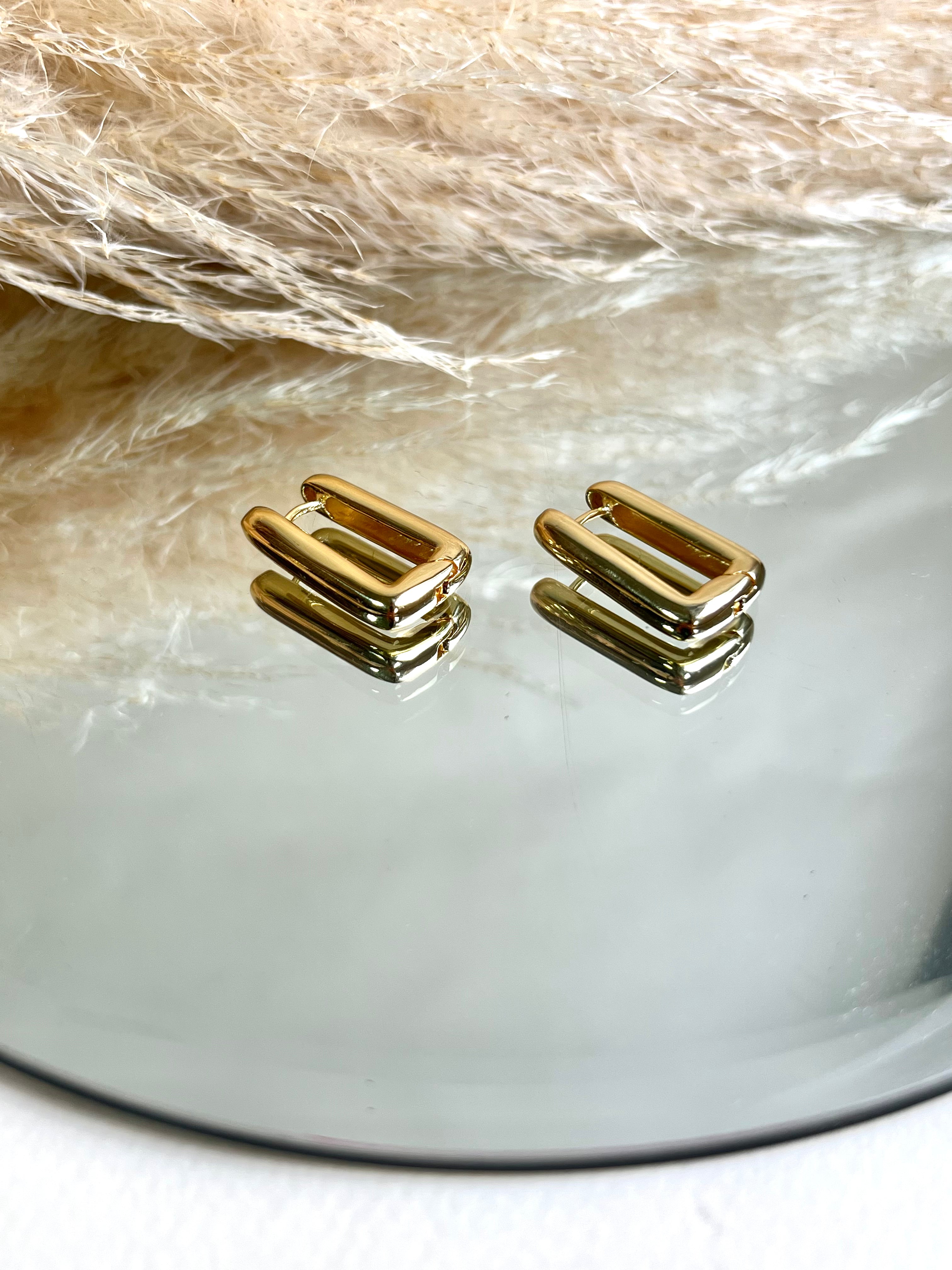 Brinco Retangular - BAZAR 065