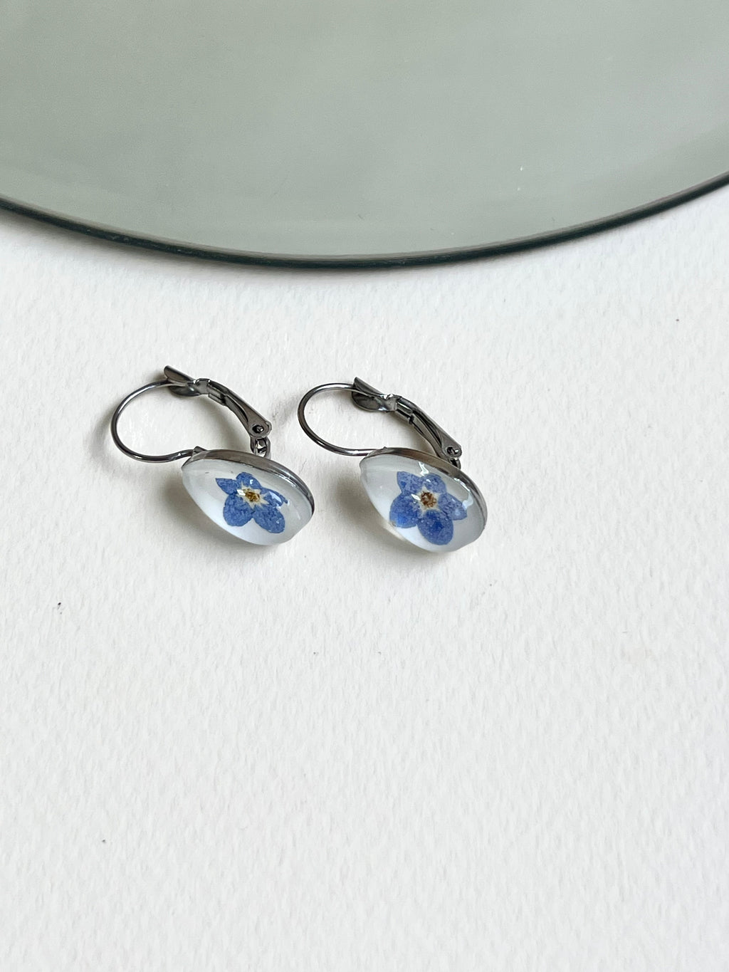 Brinco Jardim Gota Miosótis - BAZAR 091