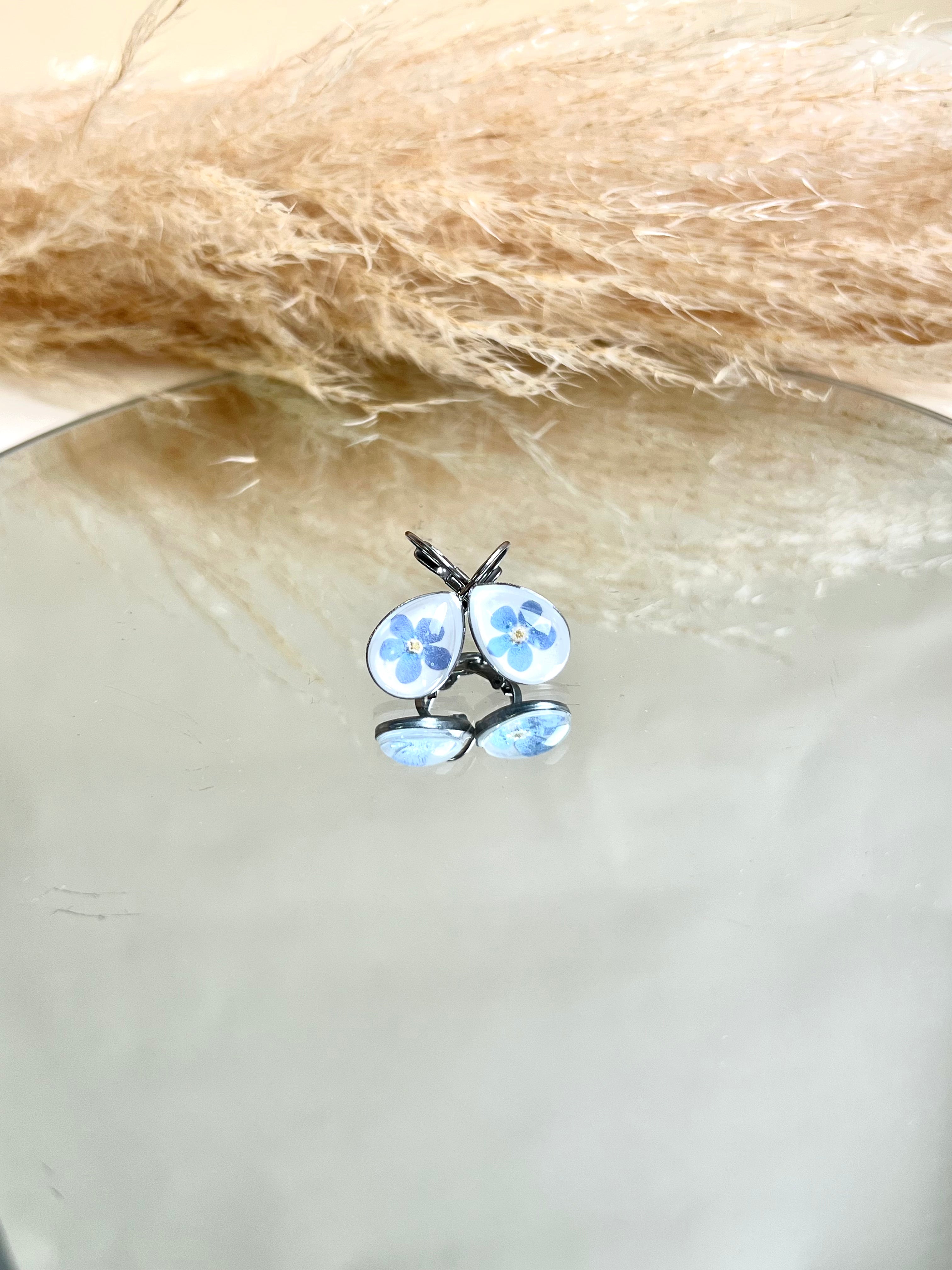 Brinco Jardim Gota Miosótis - BAZAR 093