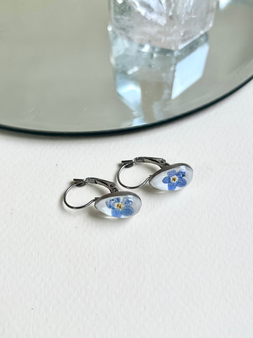 Brinco Jardim Gota Miosótis - BAZAR 094