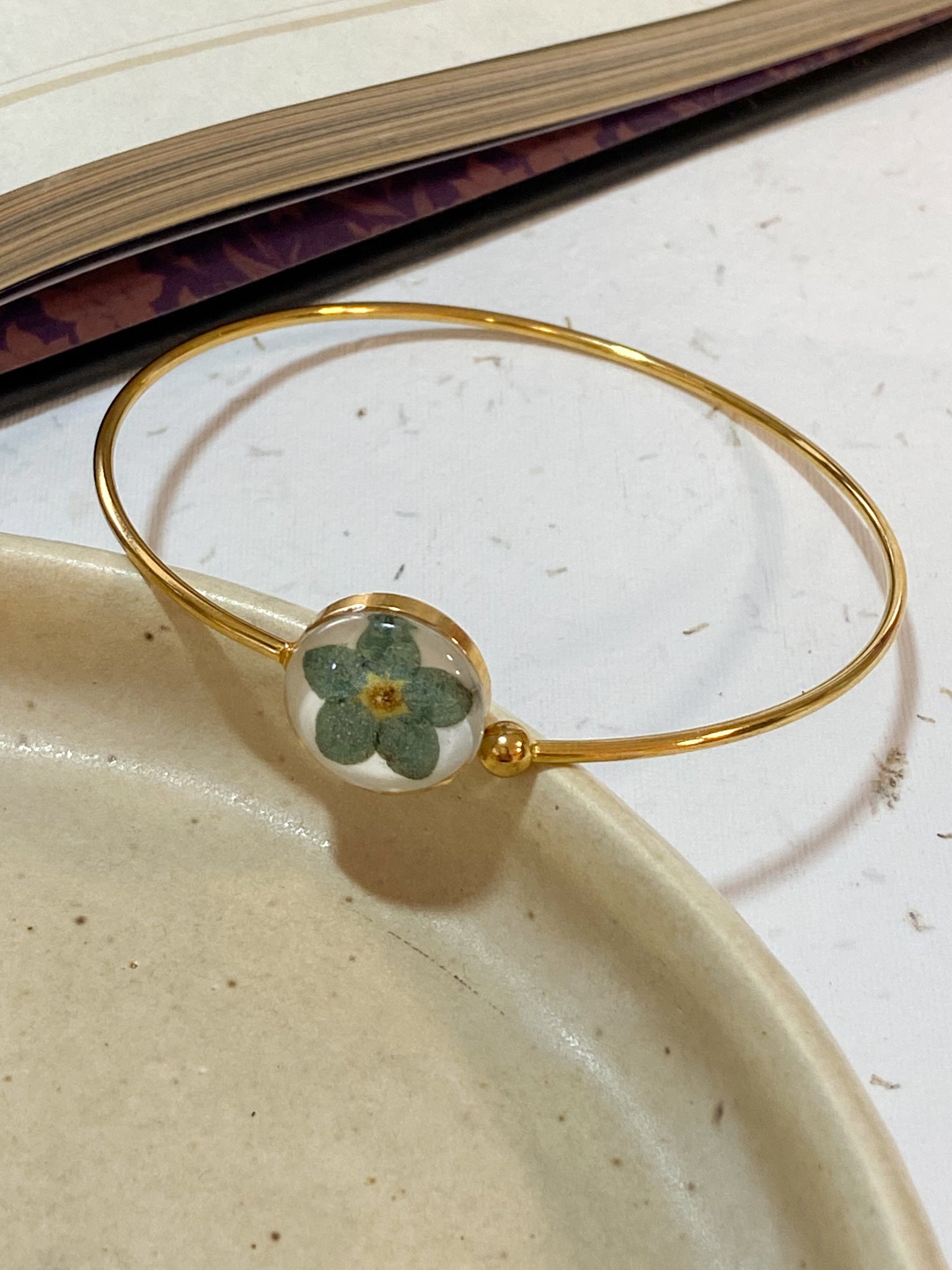 Bracelete Miosótis - Bazar