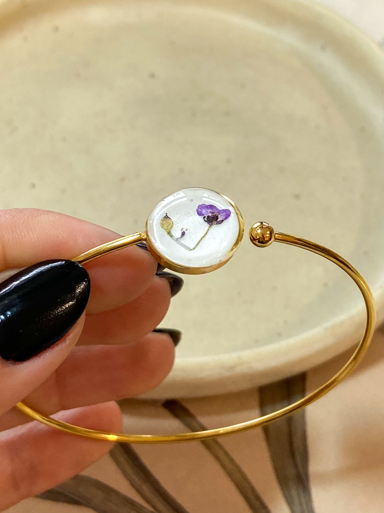 Bracelete Alisson Roxa - Bazar