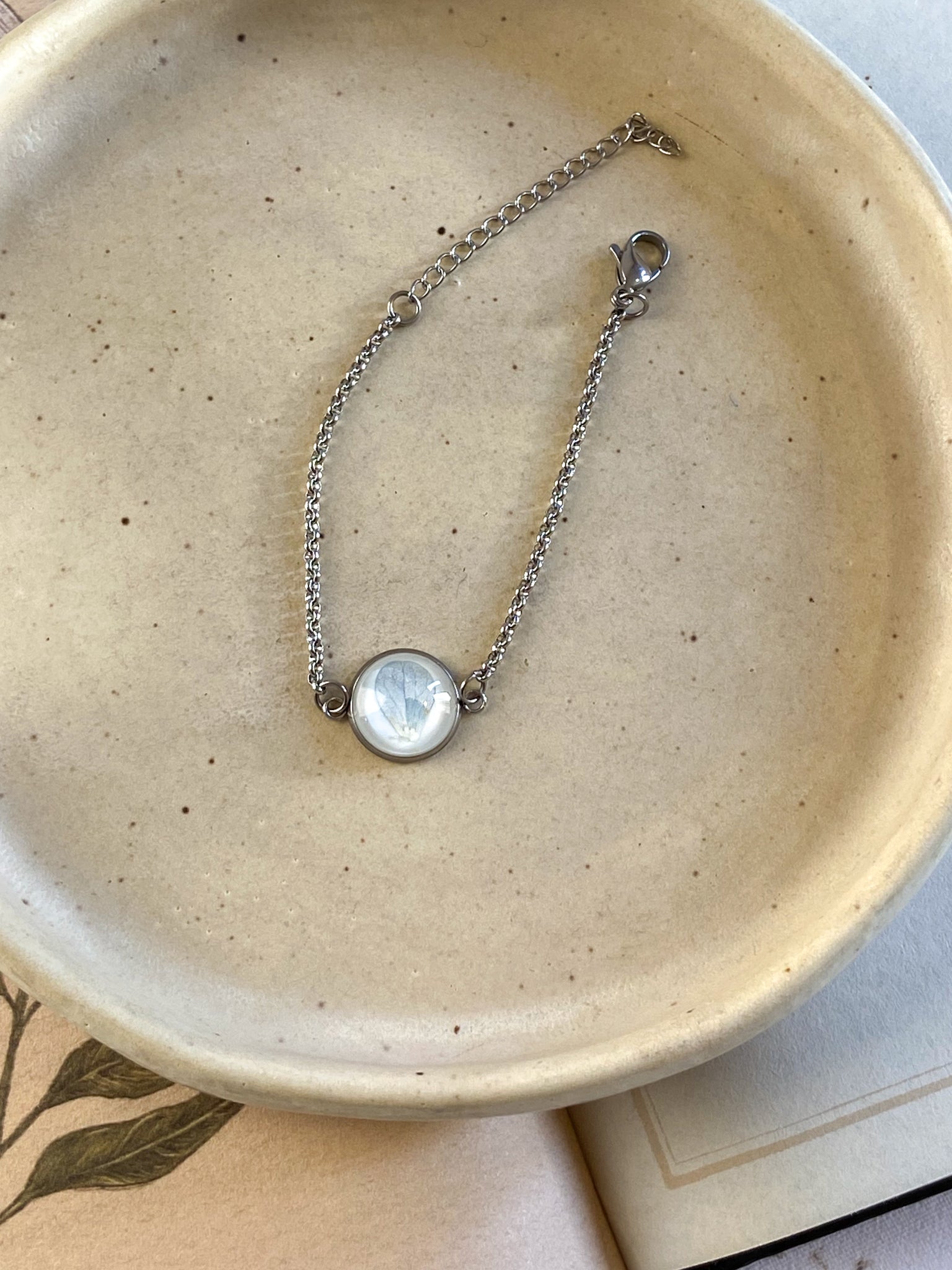 Pulseira Hortênsia Azul - Bazar