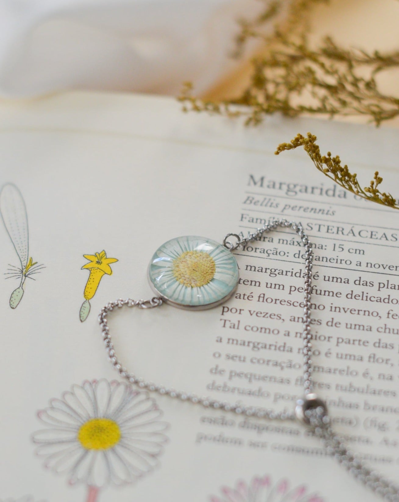 Pulseira Ajustável Azul Margarida