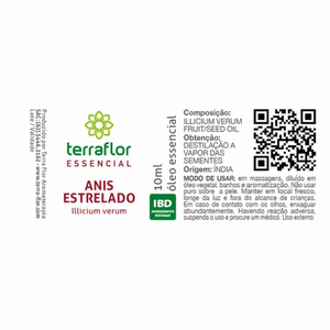 Óleo Essencial Anis Estrelado 10ml – Terra Flor