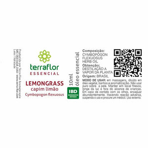 Óleo Essencial Lemongrass Capim Limão